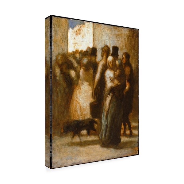 Daumier 'To The Streets' Canvas Art,35x47